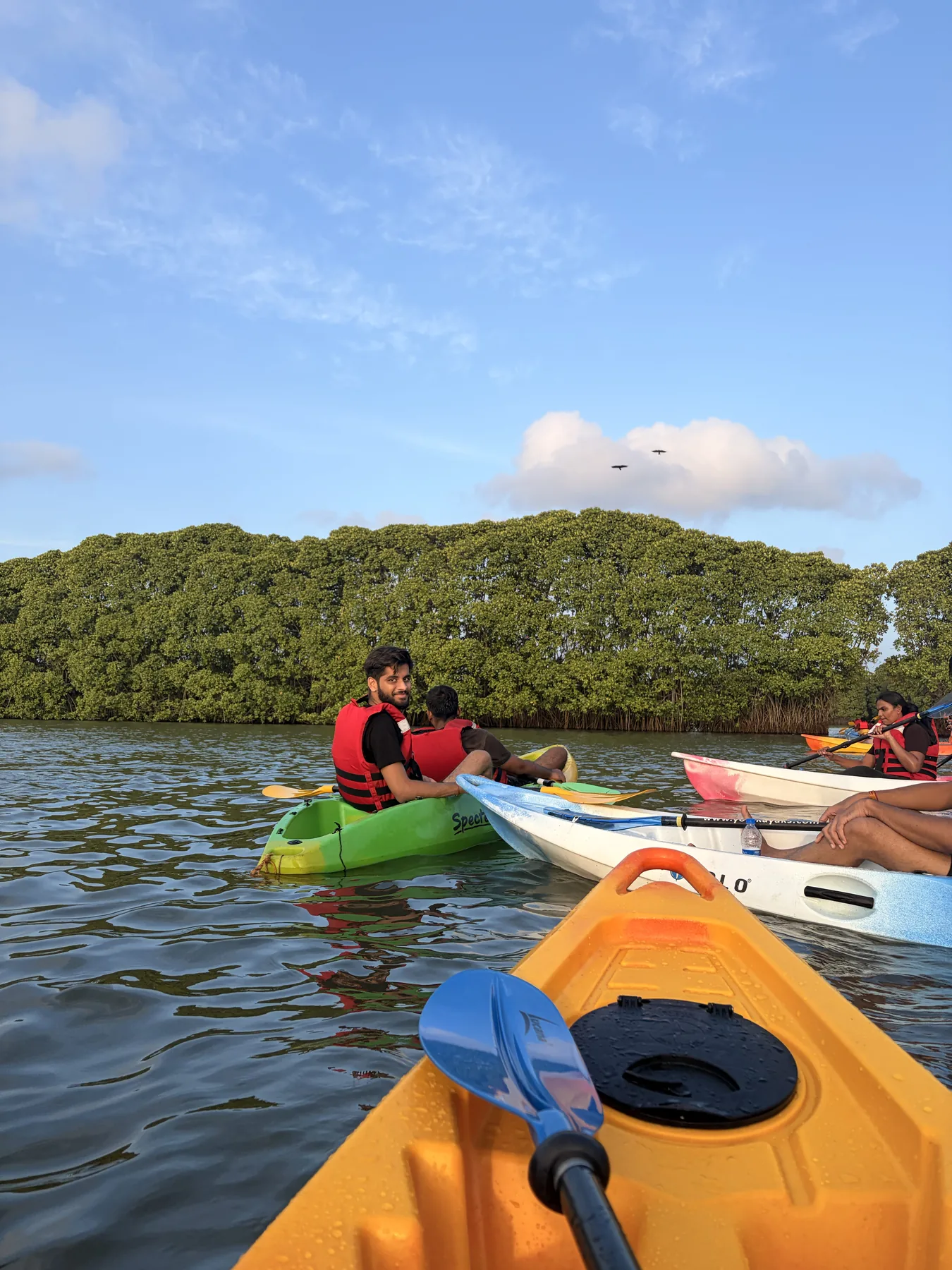 Kayaking at Saromaya